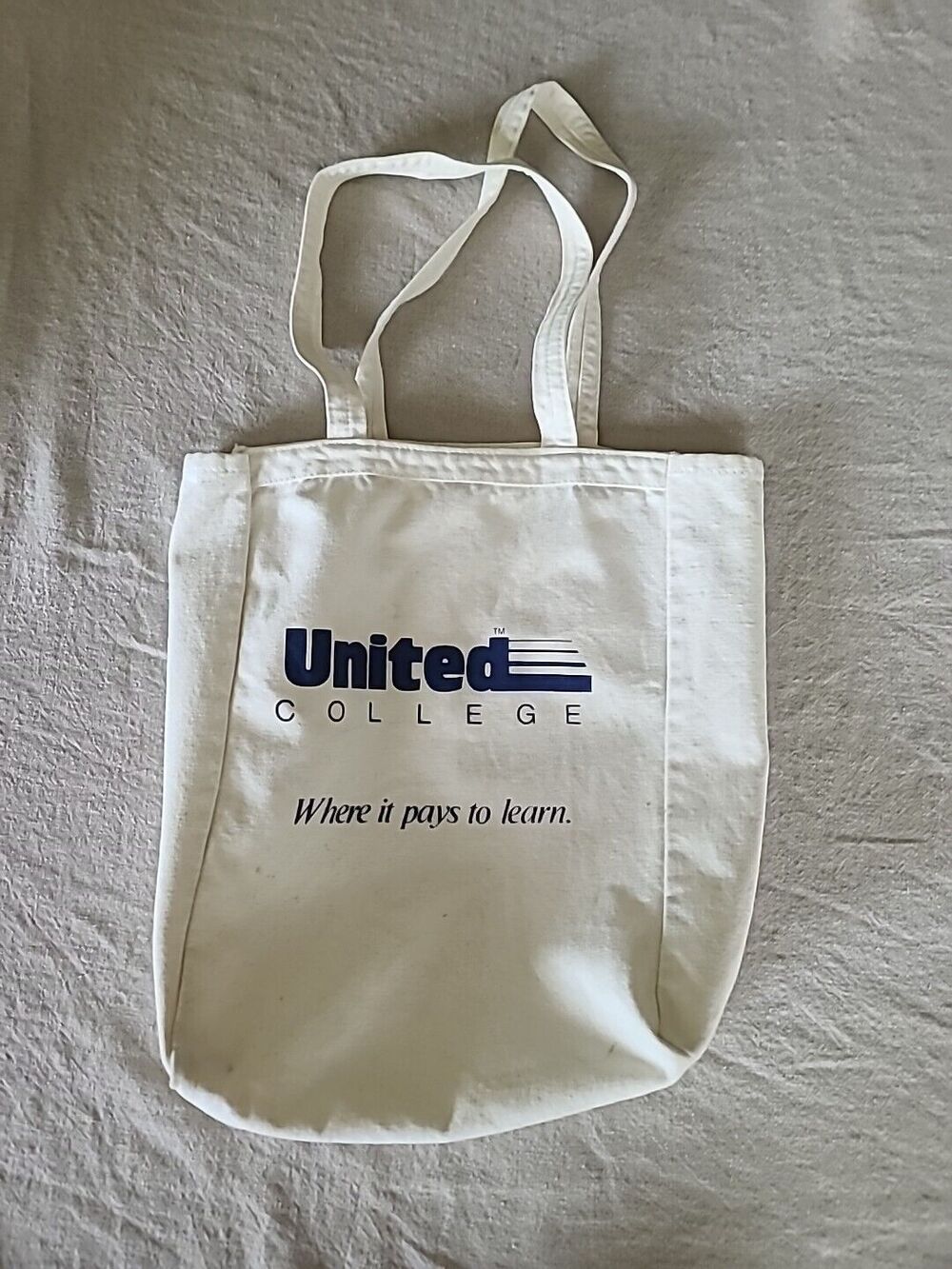 United College Canvas Tote Bag